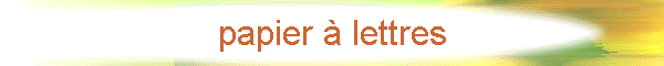 papier  lettres