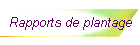 Rapports de plantage