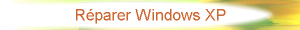 R�parer Windows XP
